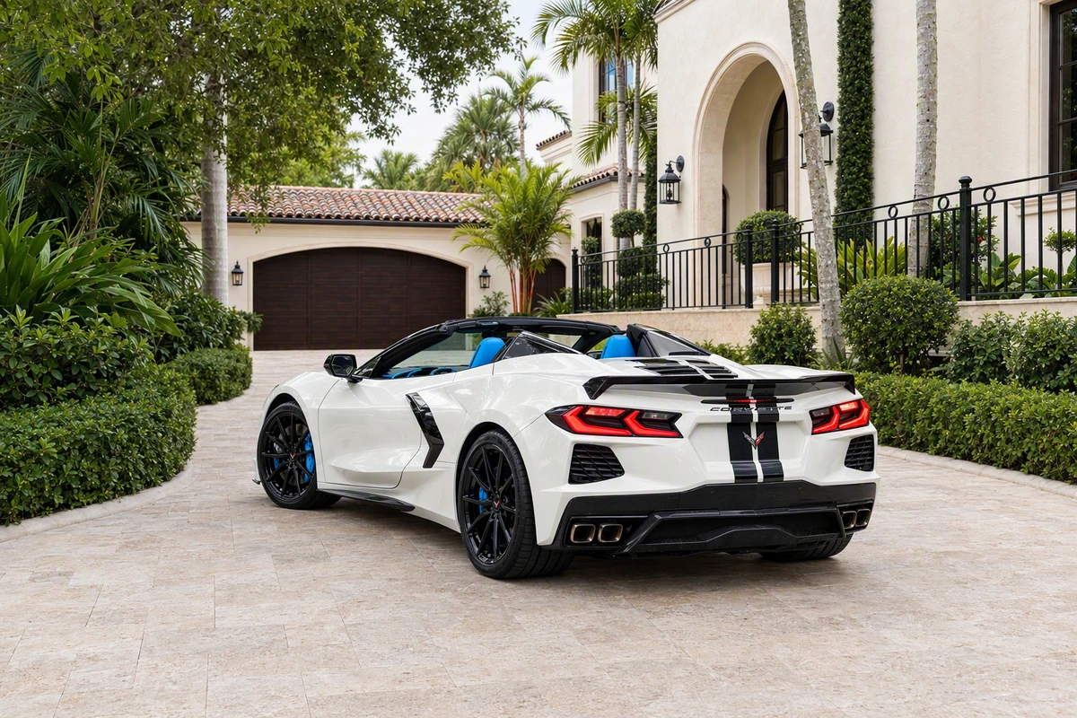 Rent a 2023 Chevrolet Corvette C8 Stingray 3LT 70th Anniversary in Miami